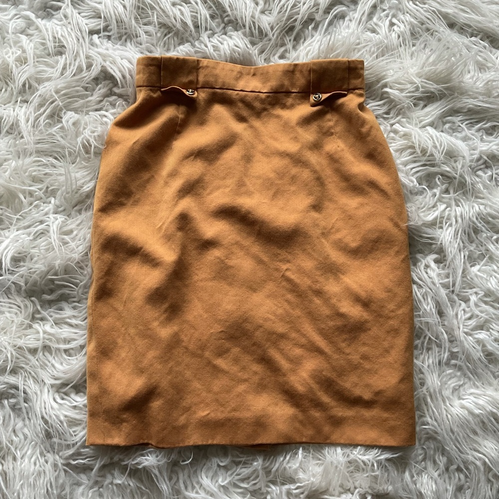 Vintage Escada Margaretha Ley‎ Wool Pencil Skirt